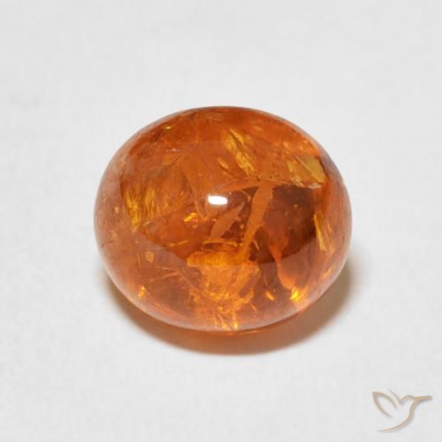 3.49ct Natural Laranja Profundo Granada espessartita, oval, Transparente