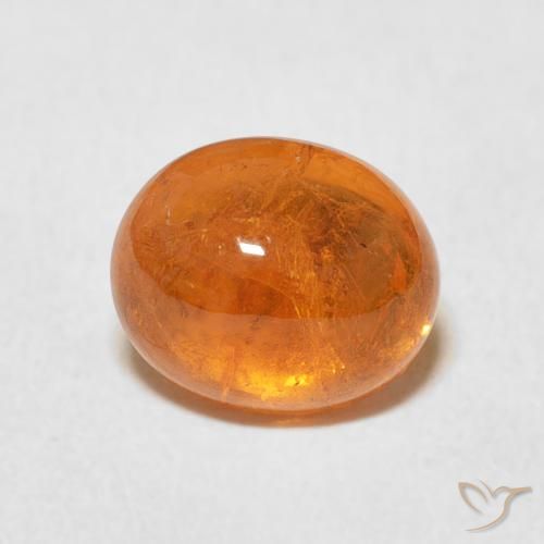 2.82ct Natural Laranja Médio Granada espessartita, oval, Transparente