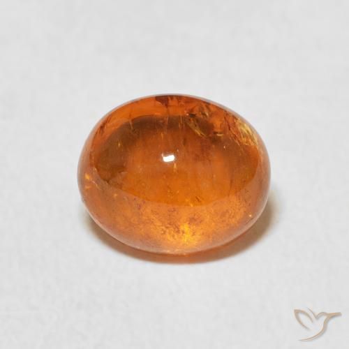 2.05ct Natural Laranja Médio Granada espessartita, oval, Transparente