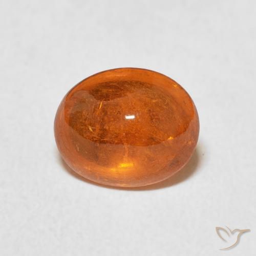 2.37ct Natural Laranja Médio Granada espessartita, oval, Transparente