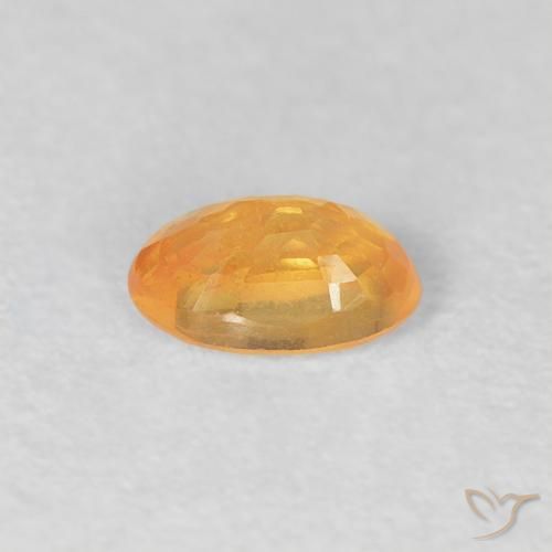 Granada espessartita Laranja Intenso Natural 0.36ct, oval, VS