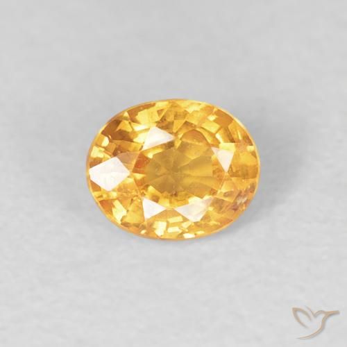 0.51ct Natural Laranja Médio Granada espessartita, oval, VS