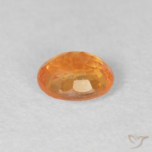 Granada espessartita mel de laranja Natural 0.56ct, oval, VS