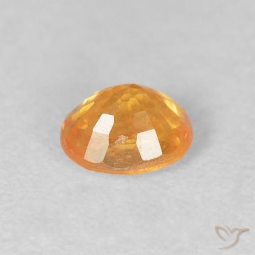 Granada espessartita Laranja-Ouro Natural 0.54ct, oval, VS