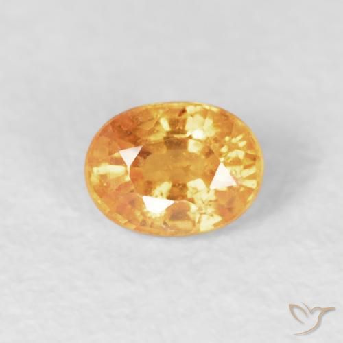 0.29ct Natural Laranja Médio Granada espessartita, oval, VS-SI