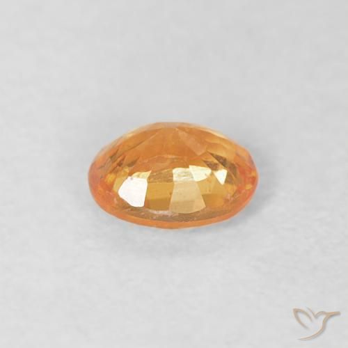 Granada espessartita Laranja-Ouro Natural 0.24ct, oval, VS-SI