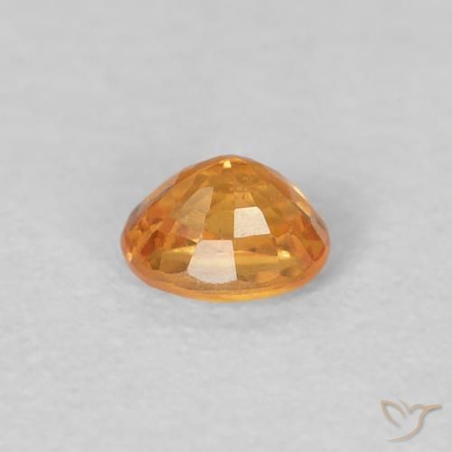 Granada espessartita Medium Light-Orange Natural 0.29ct, oval, VS