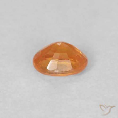 Granada espessartita mel de laranja Natural 0.25ct, oval, VS
