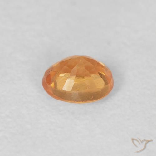 Granada espessartita Laranja Intenso Natural 0.26ct, oval, VS