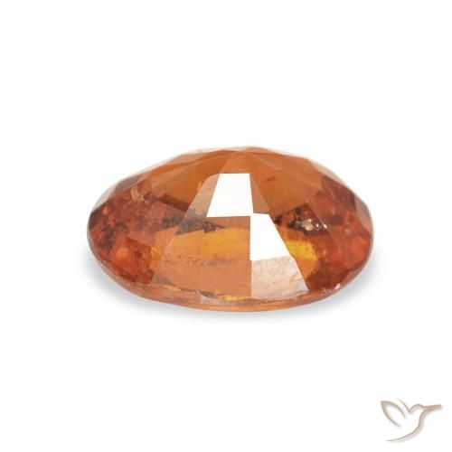 Granada espessartita Laranja Profundo Natural 1.32ct, oval, VS-SI