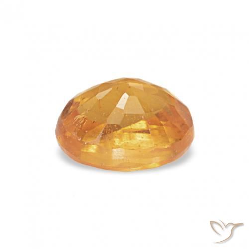 Granada espessartita Laranja Médio Natural 0.61ct, oval, VS
