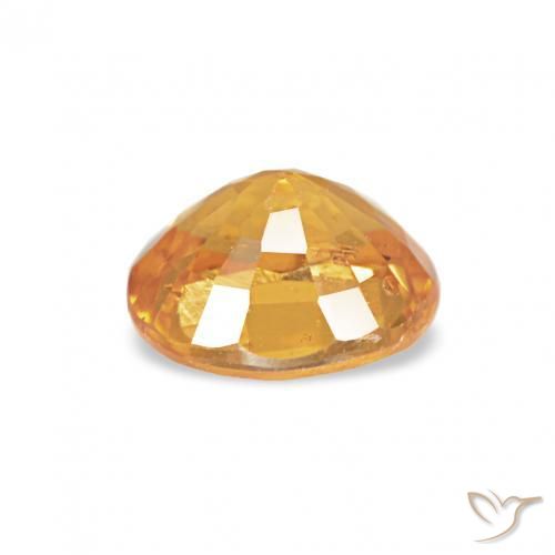 Granada espessartita Laranja-Ouro Natural 0.56ct, oval, VS-SI