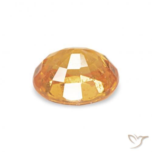 Granada espessartita Laranja Médio Natural 0.60ct, oval, VS-SI