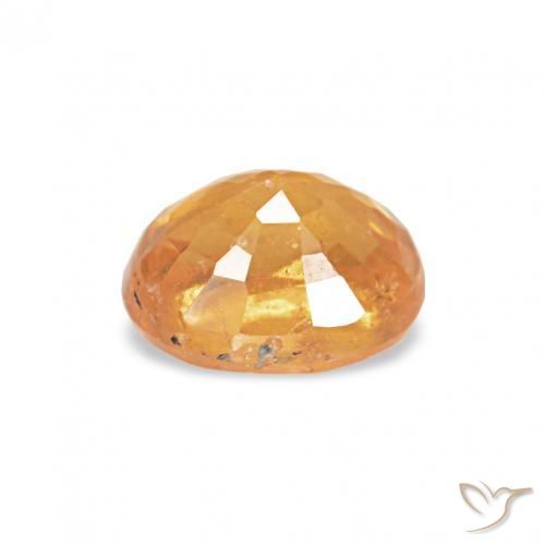 Granada espessartita Laranja-Ouro Natural 0.60ct, oval, VS-SI
