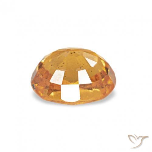Granada espessartita Laranja-Ouro Natural 0.62ct, oval, VS-SI