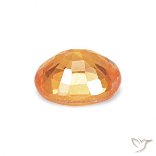 Granada espessartita Laranja Médio Natural 0.55ct, oval, VS-SI