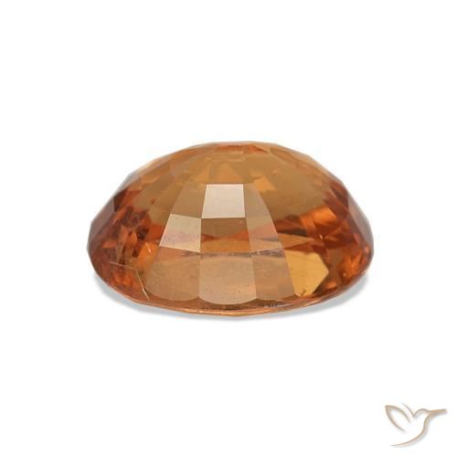 Granada espessartita Medium Dark-Orange Natural 2.07ct, oval, VVS-VS