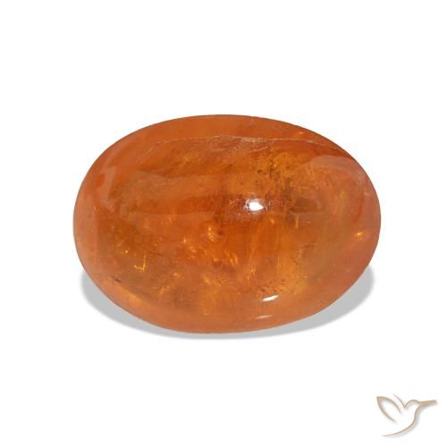 4.98ct Laranja Profundo Granada espessartita Pedras Preciosas, oval, Transparente