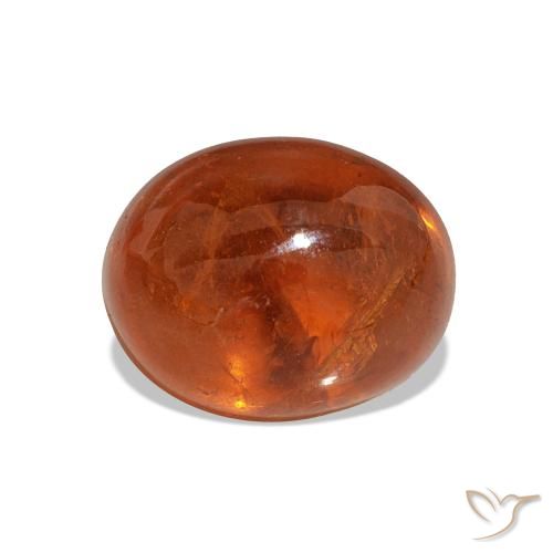 4.81ct Laranja Médio Granada espessartita, oval, Transparente