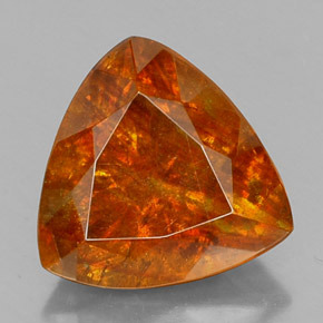 Esfalerita laranja natural 14,70ct, trillion, SI-I1