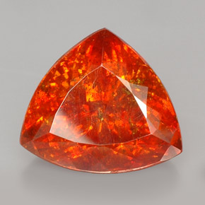 Esfalerita laranja natural 28,69ct, trillion, SI