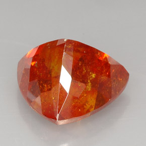 Esfalerita laranja natural 28,69ct, trillion, SI