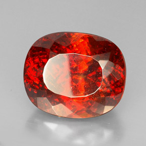 Esfalerita laranja natural 54,74ct, transparente, transparente/translúcido