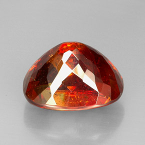 Esfalerita laranja natural 54,74ct, transparente, transparente/translúcido