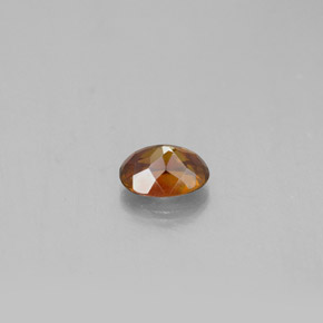 Esfalerita laranja natural 0,75ct, corte oval, SI