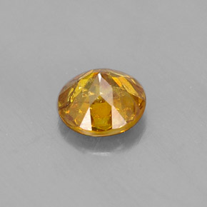 Esfalerita multicolorido natural 0,67ct, corte redondo, VS-SI