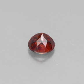 Esfalerita laranja natural 0,50ct, corte redondo, VS-SI
