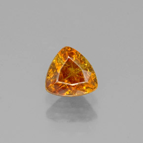 Esfalerita multicolorido natural 0,47ct, trillion, VS-SI