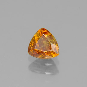 Esfalerita multicolorido natural 0,47ct, trillion, VS-SI