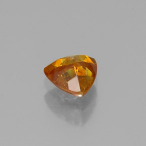Esfalerita multicolorido natural 0,47ct, trillion, VS-SI