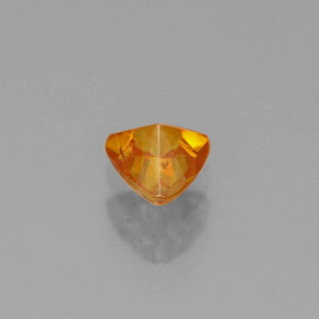Esfalerita amarelo natural 0,32ct, trillion, VS-SI