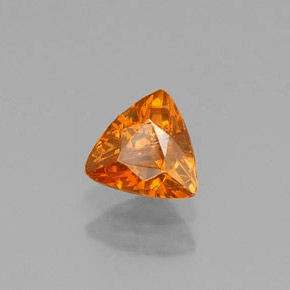 Esfalerita laranja natural 0,50ct, trillion, VS-SI