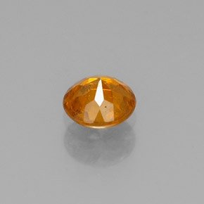Esfalerita amarelo natural 0,45ct, corte redondo, VS-SI