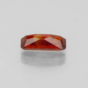 Esfalerita multicolorido natural 0,80ct, corte esmeralda, VS-SI