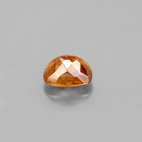 Esfalerita laranja natural 1,09ct, almofada cortada, SI