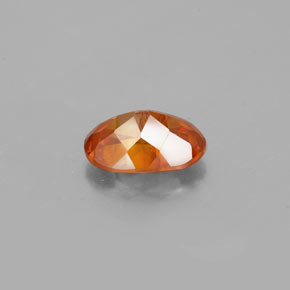 esfalerita laranja avermelhado Natural 1.19ct, Corte Oval, VS-SI