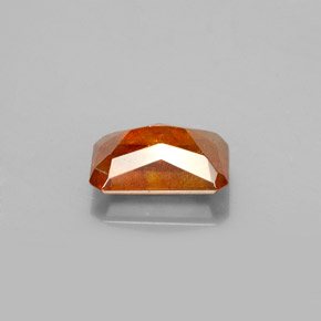 Esfalerita laranja natural 1,86ct, corte esmeralda, SI