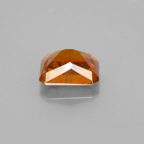 esfalerita Laranja Médio Natural 2.15ct, Corte Esmeralda, SI