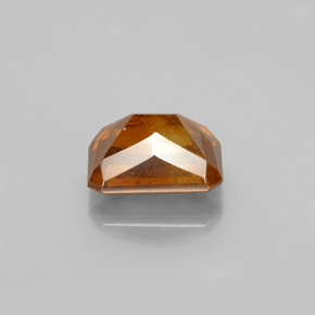 esfalerita Laranja Médio Natural 2.17ct, Corte Esmeralda, SI