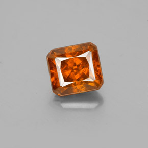 esfalerita laranja avermelhado Natural 1.96ct, Corte Esmeralda, SI