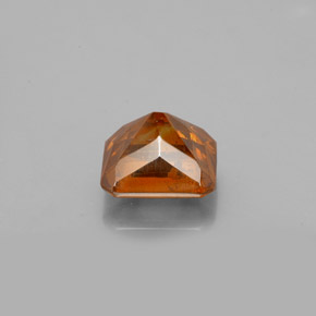 esfalerita laranja avermelhado Natural 1.96ct, Corte Esmeralda, SI