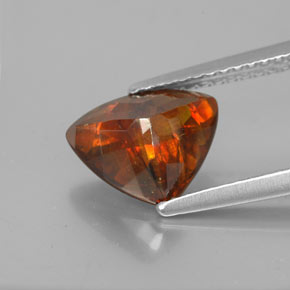 Esfalerita laranja natural 2,74ct, trillion, SI