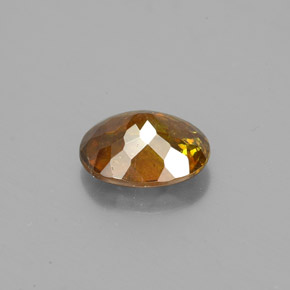 Esfalerita amarelo natural 1,32ct, corte oval, SI
