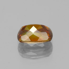 Esfalerita laranja natural 1,19ct, almofada cortada, VS-SI