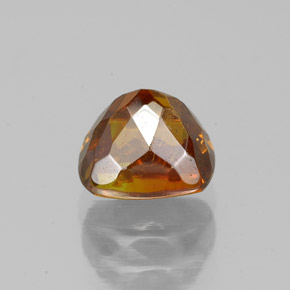 Esfalerita laranja natural 1,56ct, almofada cortada, SI
