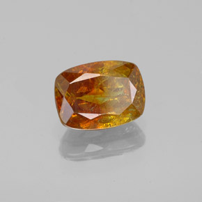 Esfalerita laranja natural 1,88ct, almofada cortada, SI-I1